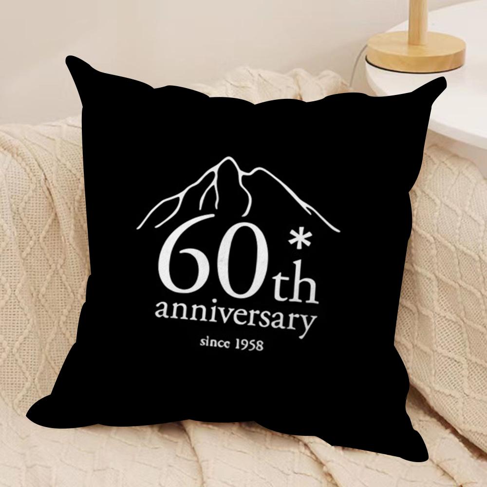 Outdoor SSnows Peak Cushion Cover Soft Plush Fabric DoubleSided Printed Sofa Cushion Cover for All Seasons Home Decor Gift