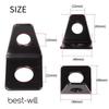 Bestwill 4 Point Racing Seat Belt Fixed L-Shaped Stay Hook Bracket Hardware Tie Down Hook Bucket Seat Harness Bolts (2)