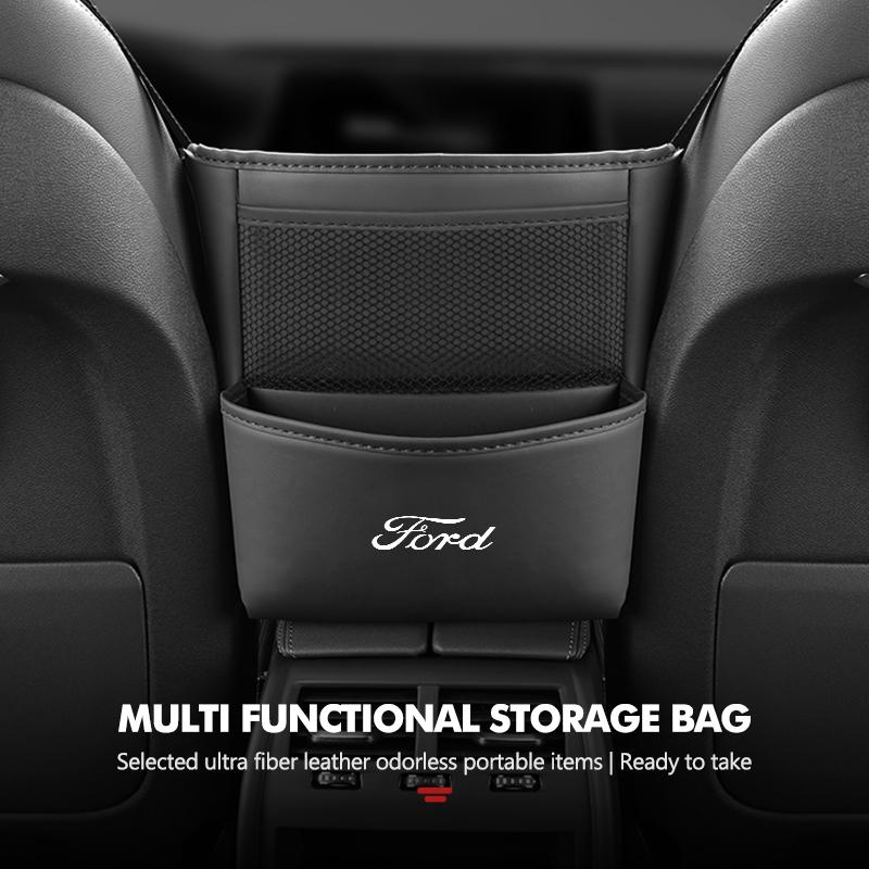 AKP1 For Ford Car Seat Storage Bag Large Capacity Pocket Hanging Organizer Fiesta Ranger Mondeo Escape Ecosport Fusion Explorer