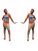 2026 High Elasticity Printed Sexy Slim Fit Bodycon Dress