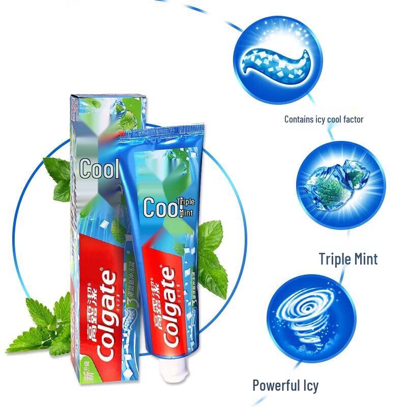 Colgate Icy Triple Mint & Longjing Tea Toothpaste Bundle
