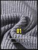 Men's Plush Knit Two-Piece Round Neck Pullover Sweater, Autumn/Winter Trend