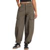 Originals Classic Series Comfortable Versatile Cargo Pants Women Bottoms Dark-Olive-Green JD4785