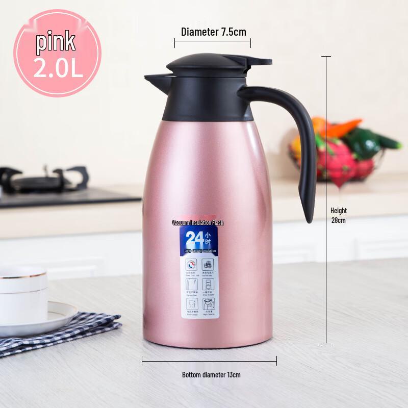 

Изолированный сервировочный горшок из нержавеющей стали 304 цвета розового золота