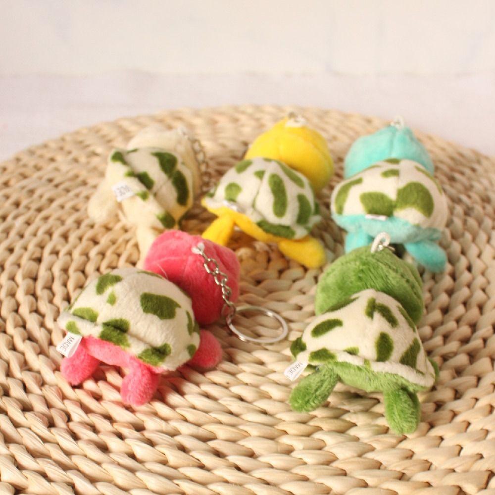 Portachiavi Peluche Tartaruga - 2 Pezzi, Ciondoli Carini Per Zaino E Chiavi, Regalo Perfetto