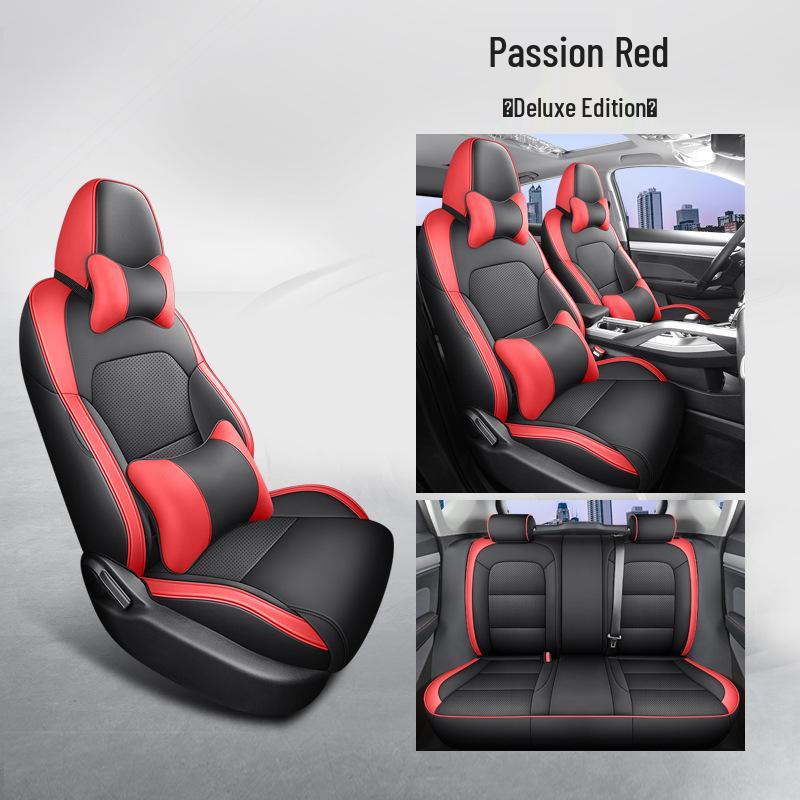 Universal Full Leather Car Seat Cushion for Bin Yue - Four Seasons, Five-Seater