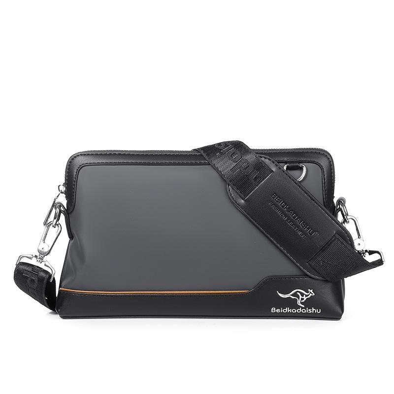 Men's Handbag New Large-capacity Casual Oblique Span Portable Oxford Cloth Small Square Bag
