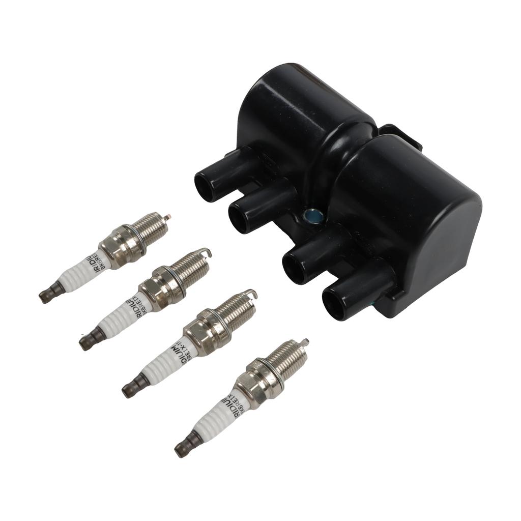 1 Stück Zündspulen+ 4 Stück Iridium Zündkerzen für Chevrolet Aveo 2004-2007 UF503+7092