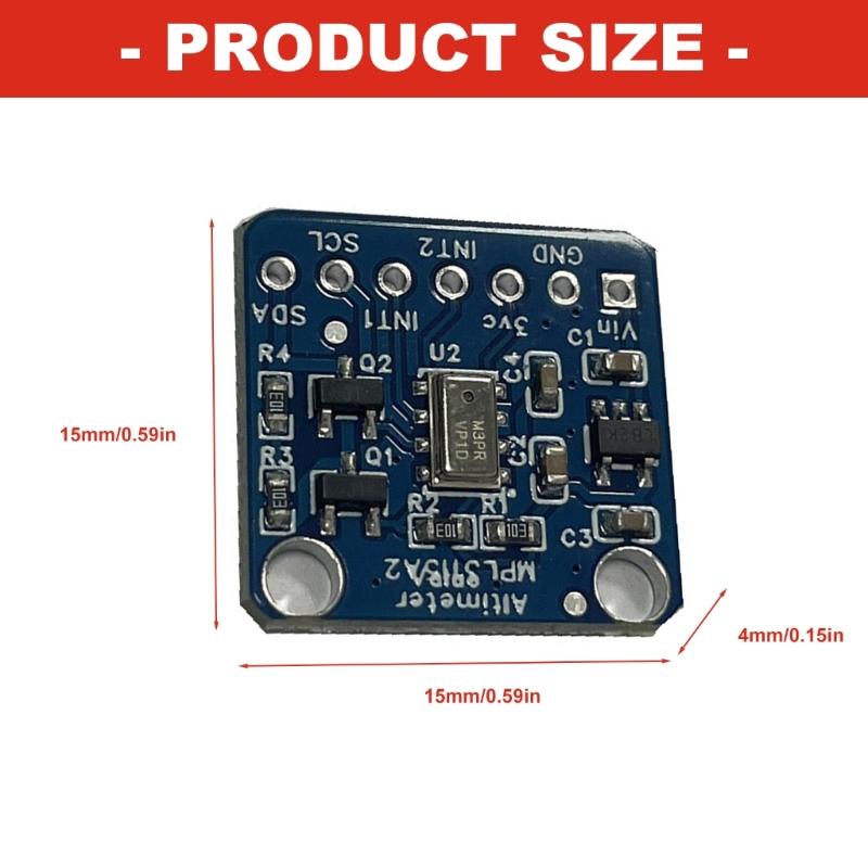 Low Power Consumption Compact Sensors for Temperature Pressure and Altitude Detection Featuring High Sensitivity Adjustable Sampling