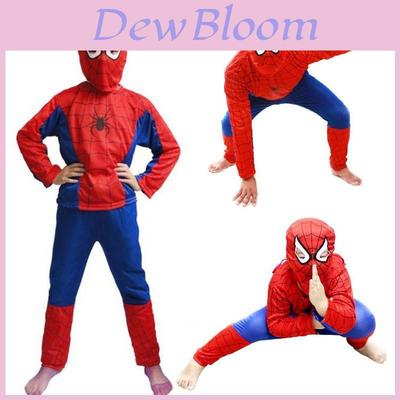 Increíble Set de Disfraz para Niños con Patrón de Amazing Spider-man Para Halloween y Fiestas
