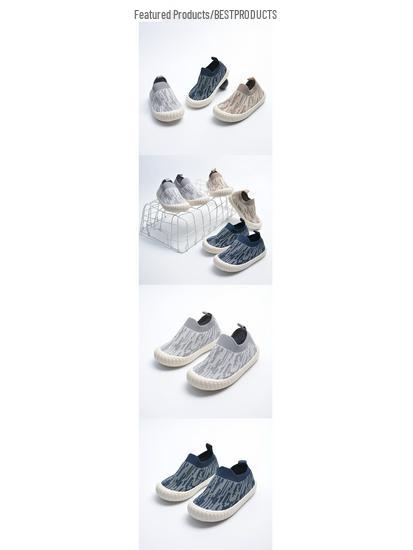 Spring/Summer Kids Flyknit Mesh Slip-on Shoes - Casual Unisex with Soft TPR Sole