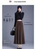 Elegant High Waist Pleated Silk Mesh Skirt – Double-Sided Versatile Fashion Skirt for Women