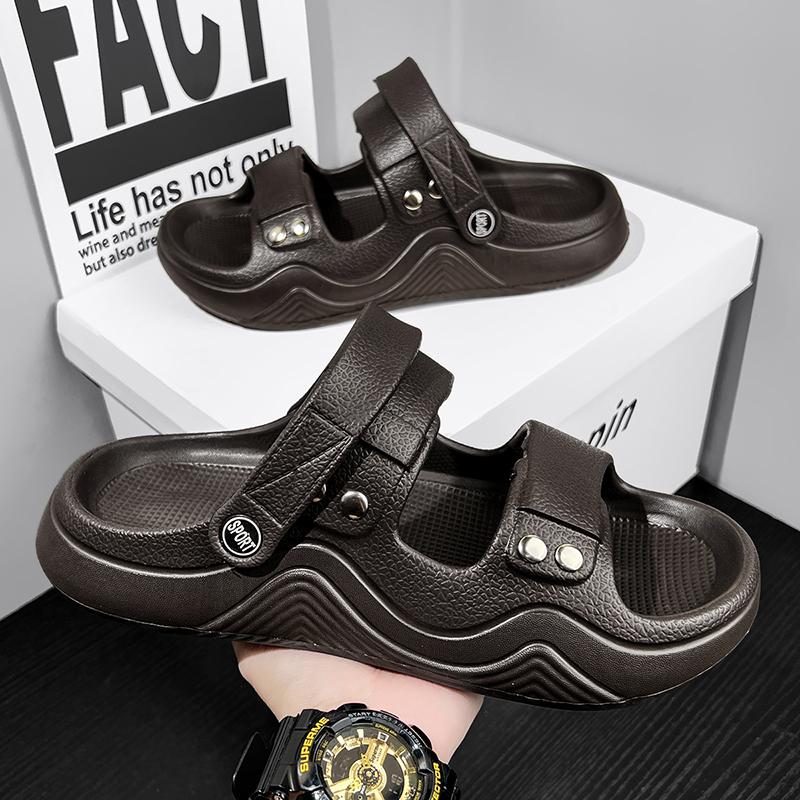 Fashion High Quality Couple's Non Slip Casual Slippers Summer Men Sandals Classics  Sandals Mens Outdoor Slides Sandalias De Mujer