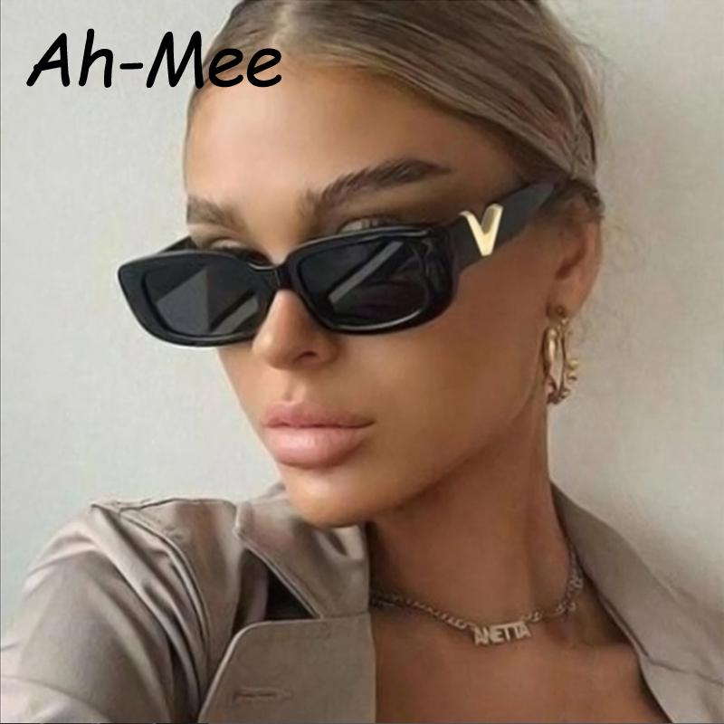 Protective Glasses Rectangle Sunglasses Women Luxury Brand Vintage Small Frame Sun Glasses Classic Square Eyeglasses Oculos