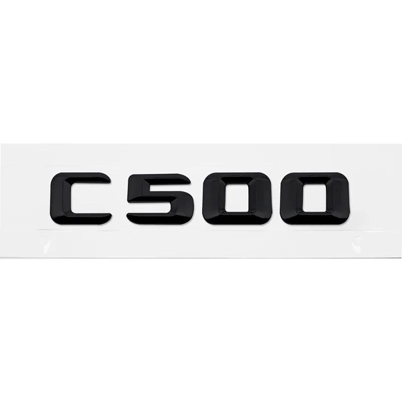 Alloy ABS Car Letter Stickers Rear Trunk Badge for Mercedes Benz C Class C240 C250 C260 C280 C300 C320 C350 C400 C500 Emblem