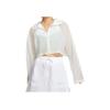 Sportswear Woven Jacket Women Outerwear Light-Blue-Grey CT0765-083