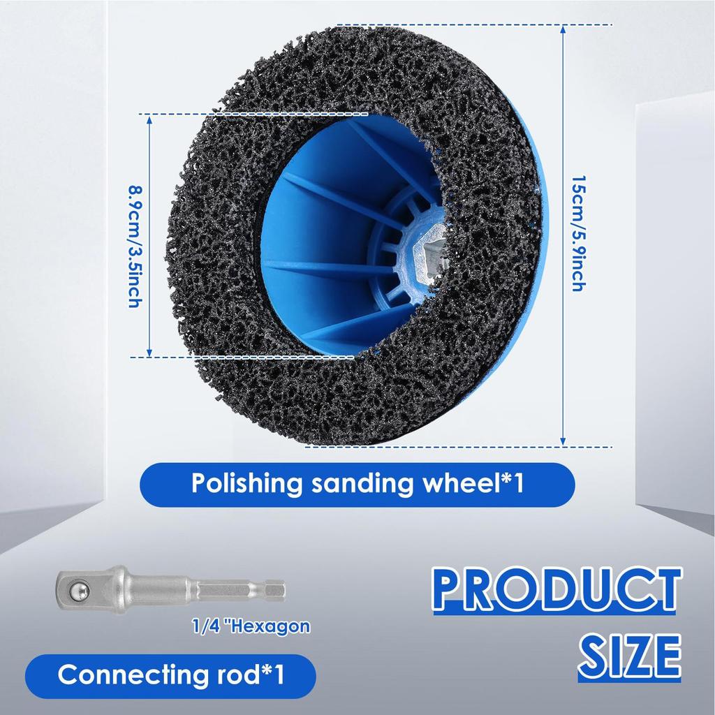 Hub Cleaner Wheel Hub Grinder With 1/2 Driver Rust Remover For Replacement Vehicle Tractor RV Truck Trailer