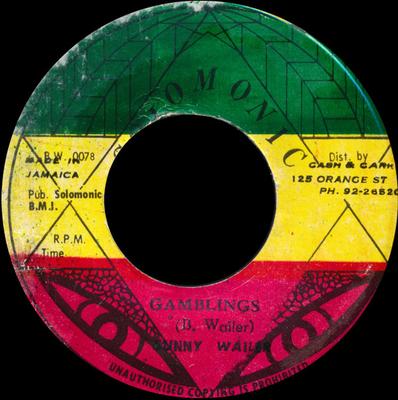 7-Zoll Schallplatte BUNNY WAILER - Gamblings NONE Solomonic Jamaica Reggae, Ska & Dub Gebraucht