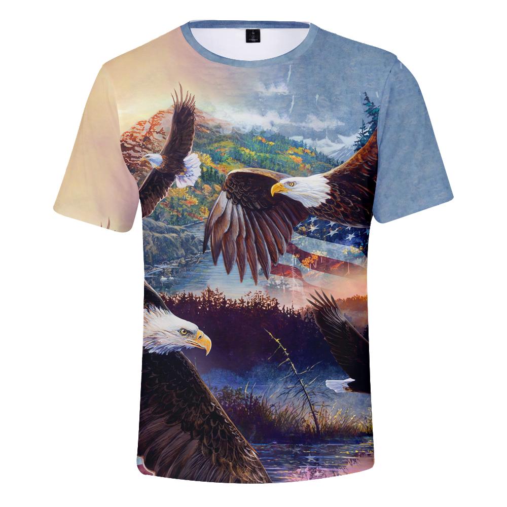 3D tisk Eagle pánská košile Funny pánské dámské streetwear