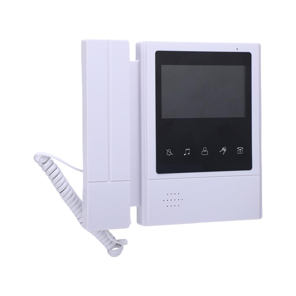 Video Door Phone System 4.3 Inch Touch Monitor Wired Video Intercom Doorbell Kits Telephone Style Door Intercom