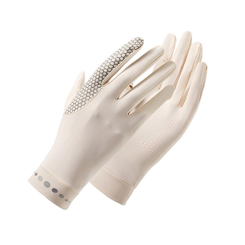 Non-slip Anti-UV Gloves Men Women Outdoor Sunscreen Driving Riding Fashion Gloves