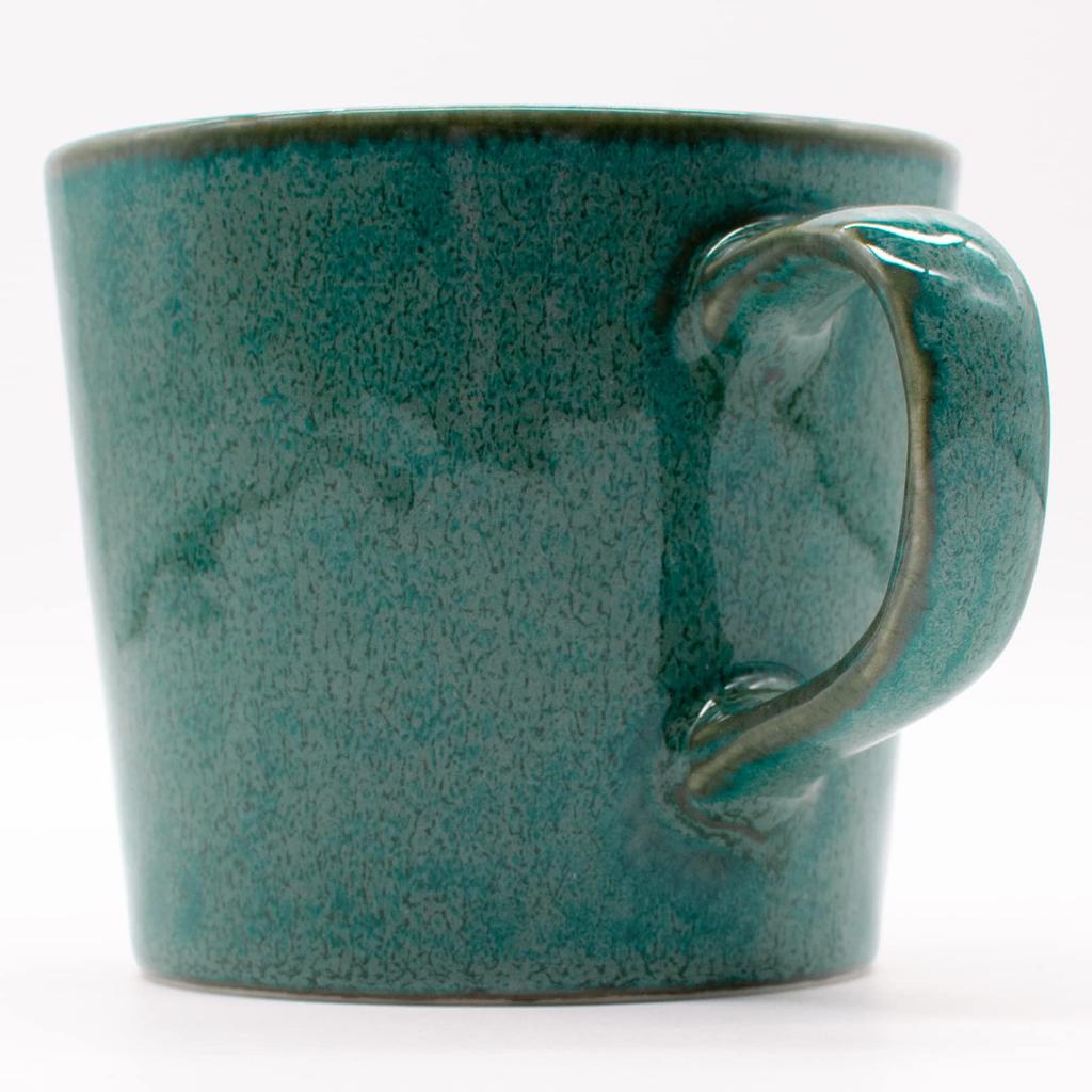 Aito Seisakusho [Natural Color] Mug Large Approx. 320ml Green Simple Light Generous Gift Mino Ware Dishwasher Microwave Safe Made In Japan 517027