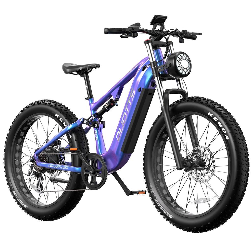 Electric Mountain Bike DUOTTS 26" 750W Motor Adult Ebike 48V 20AH Max Range 120Km Load 150Kg E26