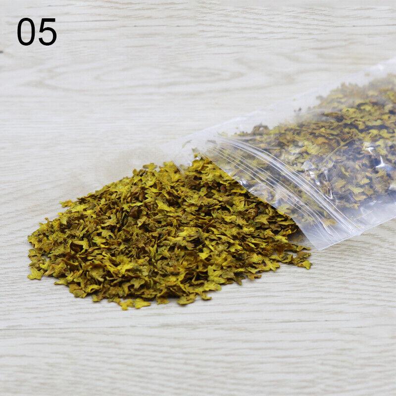 DIY Miniature Leaf 33ml Micro Landscape Model Scene Simulation Leaves Decorative Sandbox Props Sand Table Grass Tufts Accessorie