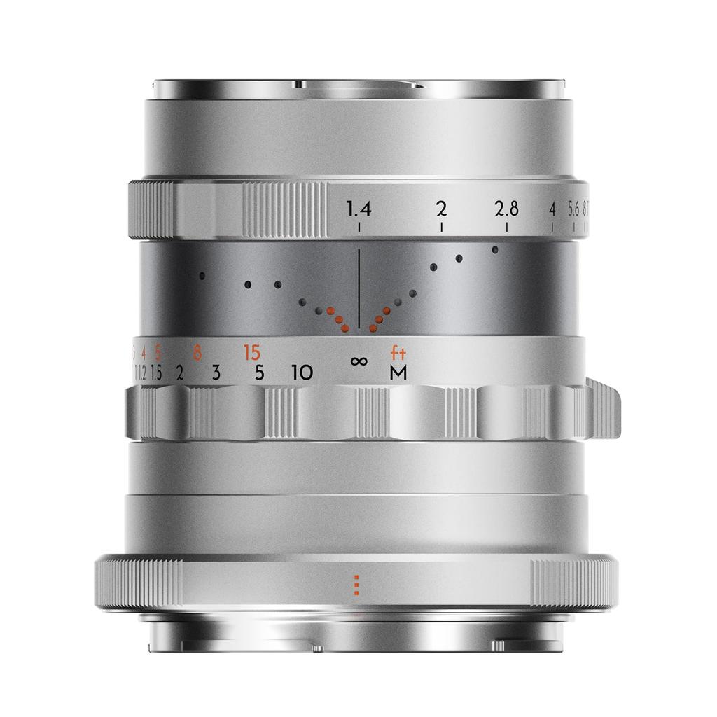 Thypoch SIMERA 28mm Lens for Nikon Z Mount Mirrorless Manual Silver F1.4 ASPH. Full-Frame Cameras, Focus,