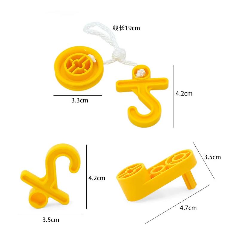 Large-particle Children DIY Building Blocks Toys Mechanical Engineering Technology Assembling Building Blocks Educational Toys