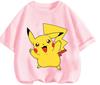 Hot Selling 2026 Kids T Shirt Pikachu Lovely Pattern Soft Comfy Casual School Wear Boys Girls Summer Street Apparel