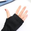 Fingerlose Handschuhe aus Strickwolle im koreanischen Stil für Herren und Damen – kurze Twist-Mode für Herbst/Winter