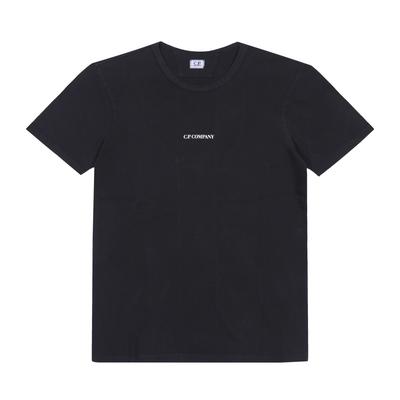 Cp Company Logo Herre S Kort Erme T-skjorte 18cmTS085a 005431g 999