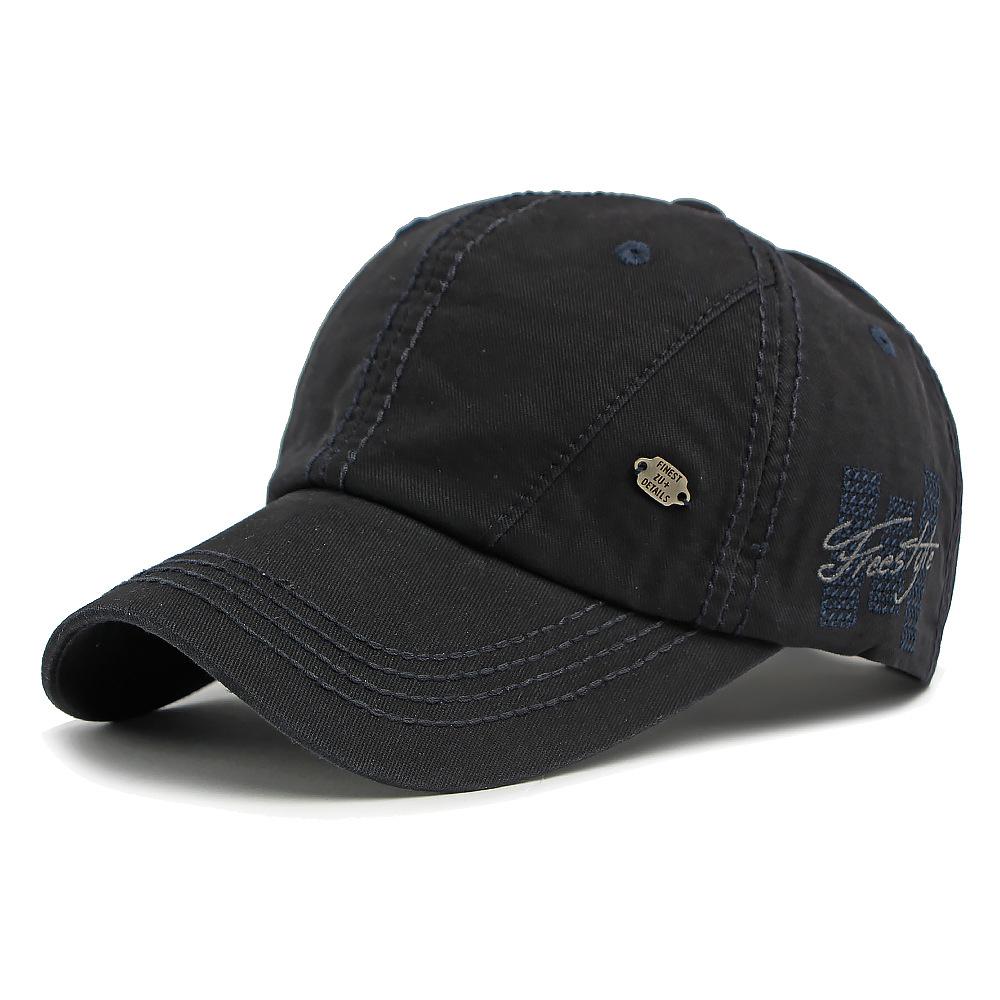 Cotton Hat Women Baseball Cap Embroidered Cap Men's Sunscreen Hat