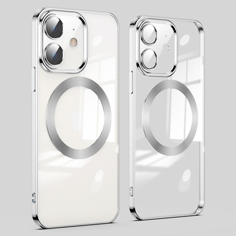 For iPhone 11 Phone Case TPU Phone Back Cover Compatible with MagSafe