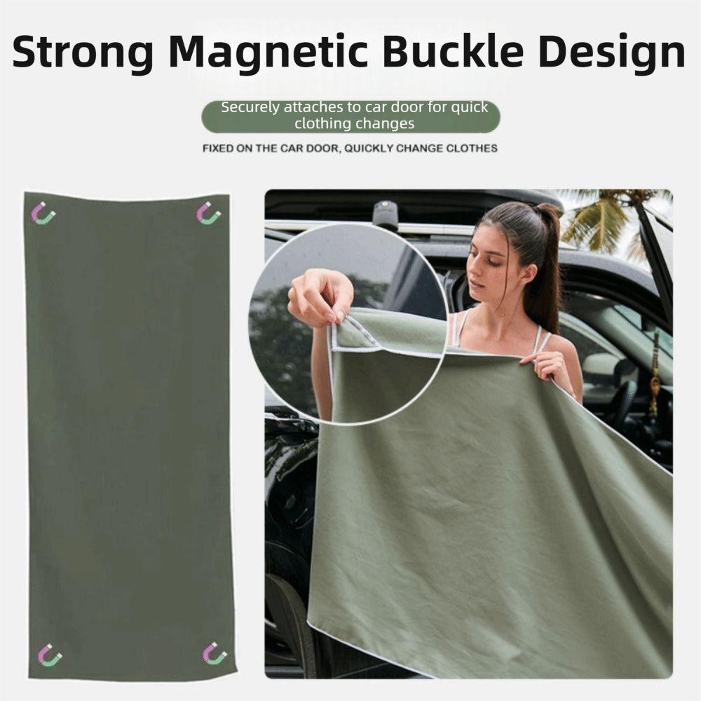 Sandfreies Magnetisches Badetuch Schnelltrocknend Schnelltrocknendes Handtuch Multifunktionales Strandtuch Für den Außenbereich