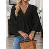 BITCED Moda Donna Casual Manica Lunga Scollo a V Bluse e Camicie