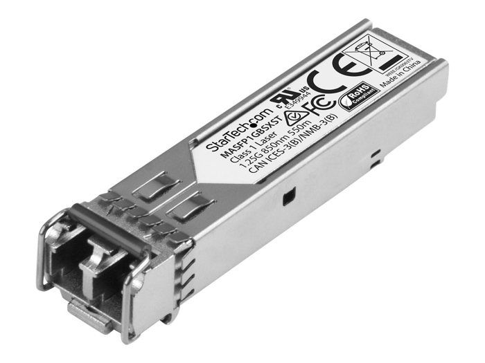STARTECH Module de transceiver SFP 1000Base-SX à fibre optique Gb - Compatible Cisco Meraki MA-SFP-1GB-SX - Multimode LC - 550 m