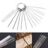 Luthier Tool Stainless Steel Guitar Repair Guitar Nut Slotting File String Saw Rods DIY Slot Filing