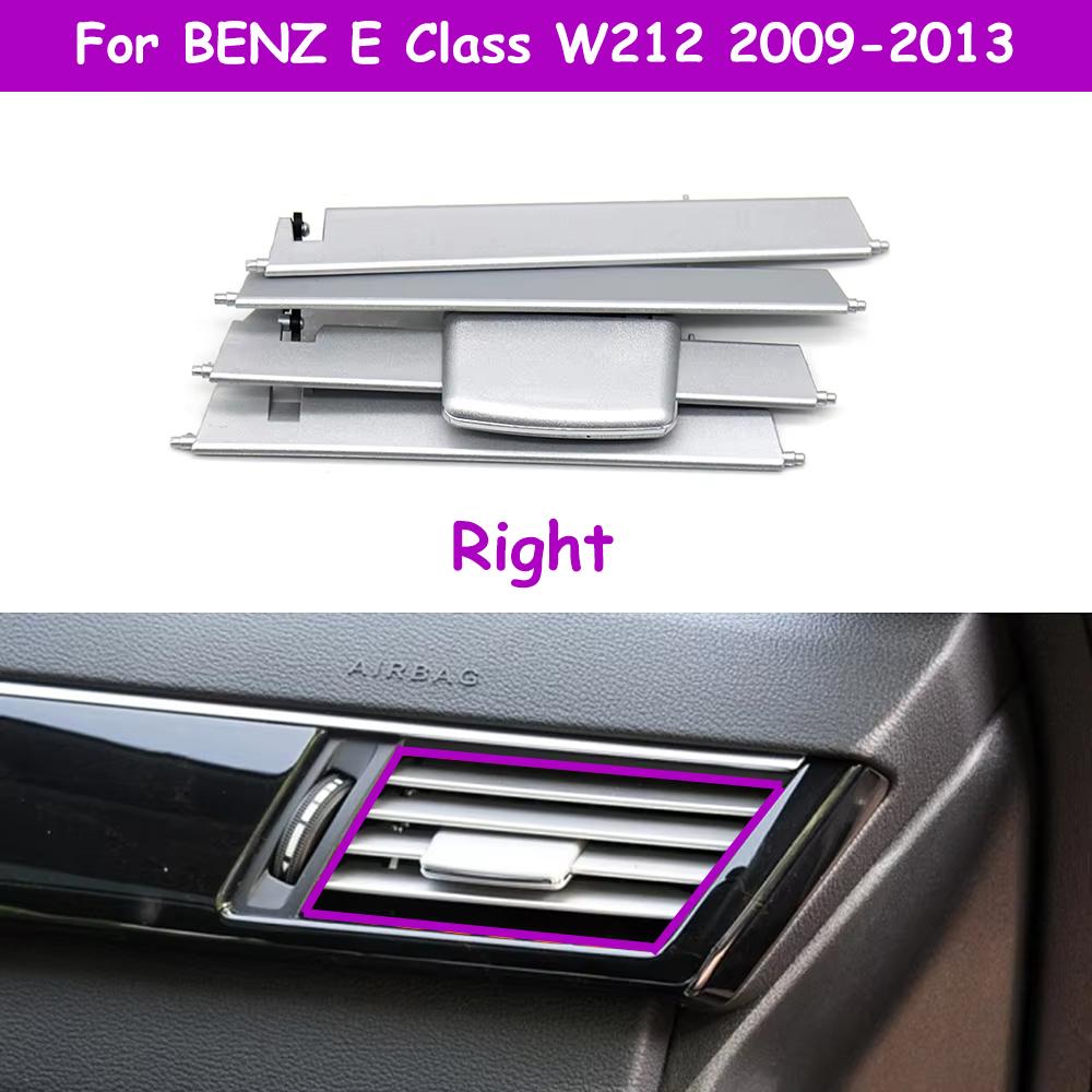 Kit de réparation de bouton coulissant de grille de sortie d'aérateur de climatiseur AC de tableau de bord avant Pour Mercedes Benz Classe E W212 2009-2013 E250 E300 E350
