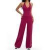JYL Quick Dry Brushed Yoga Set Hollow Back High Waist Outfit
