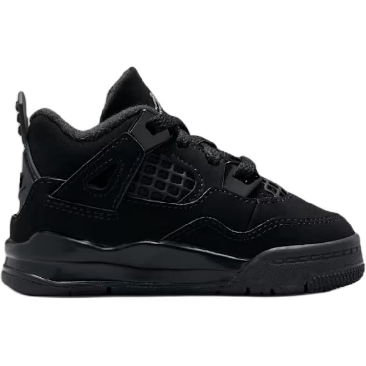 Air Jordan 4 Retro TD Black Cat 2025 Babysneaker Light-Graphit IB4387-010