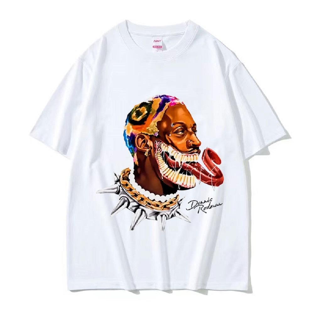 

Dennis RodUnisex Hip Hop Trend Tee Unisexs Cool Fashion Oversized Tshirt Unisex Retro 100 Cotton Tops T Shirts Streetwear 80131 4XL