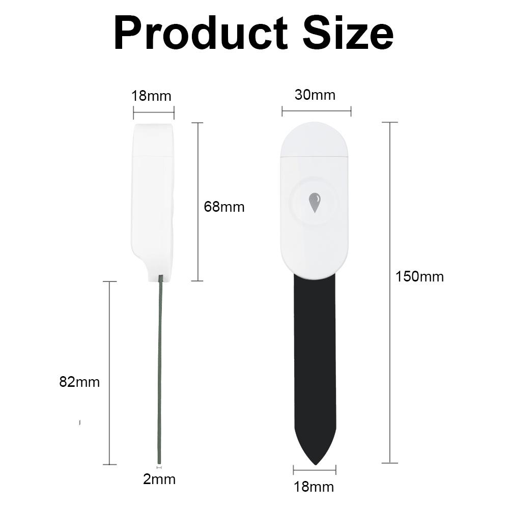 Temperature Humidity Moisture Detector Smart Soil Tester Moisture Sensor Phone App RealTime Monitor for Home Garden