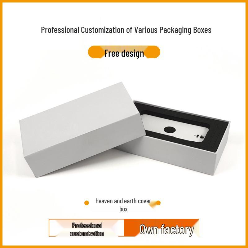 Custom Apple Electronics Smart Phone Packaging Box with Top-Bottom Lid