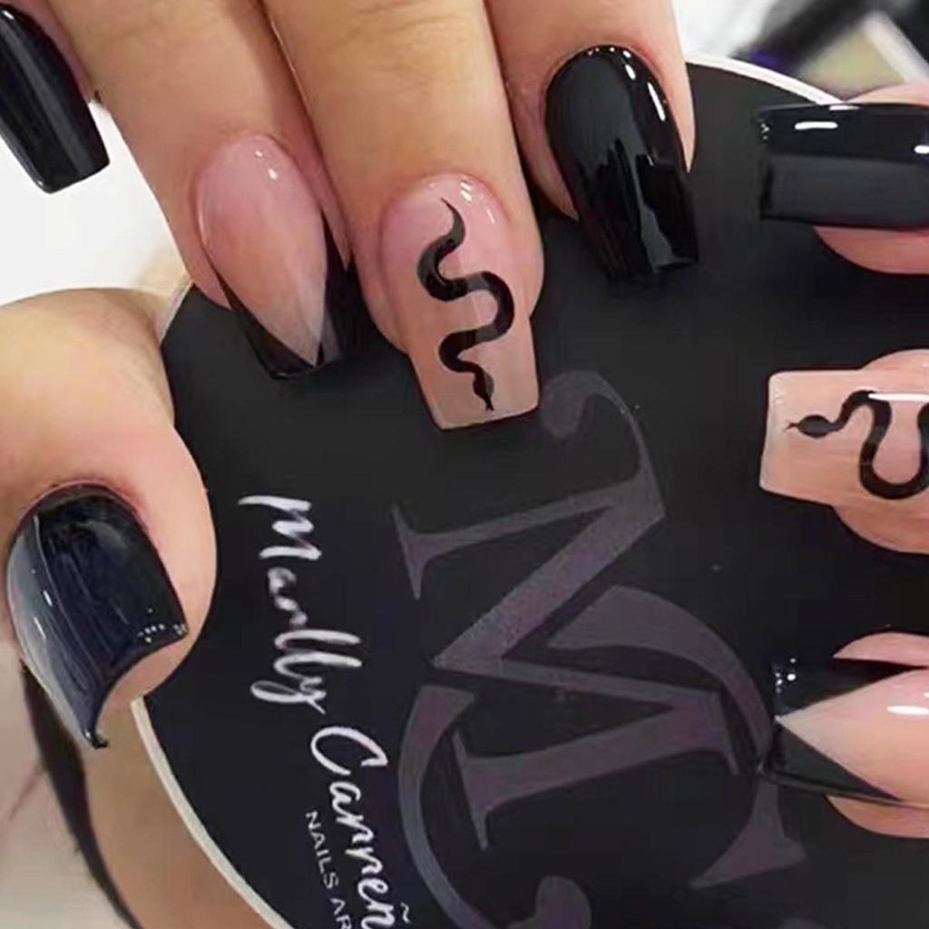 Abnehmbare Nagelkunst-Sticker im europäischen und amerikanischen Stil - Einfache, tragbare künstliche Nägel