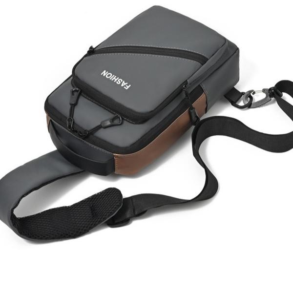 Men's Chest Bag, Single-shoulder Crossbody Bag, High-end Feel, High-end Waterproof, Multi-functional, Casual Outdoor