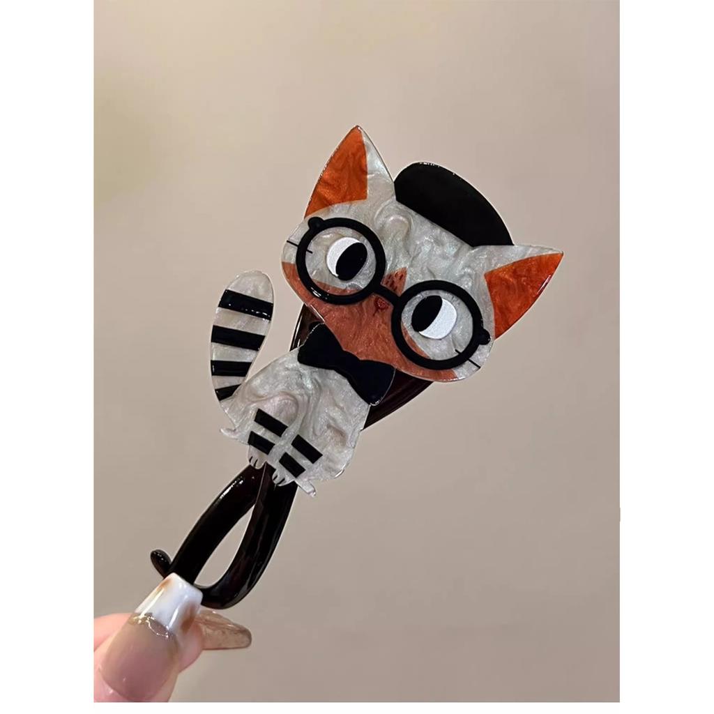 Hair Claw Clip Large Clip Headgear Hair Claw Clamp Elegant Slim Hair Holder Barrettes Strong Hold Hairpin for Girls