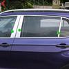 Window Center Pillar Cover Trim For Volkswagen VW T-cross Tcross 2018      Stainless Steel Car Accessories