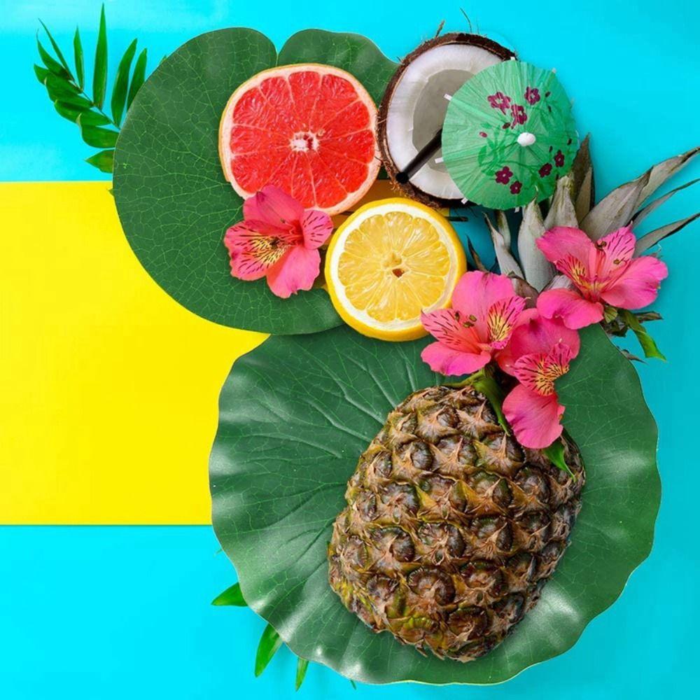 Pond Pond Flower Fish Tank Landscaping Floating Lotus Leaf Fake Lotus Water Leaf Artificial Plant